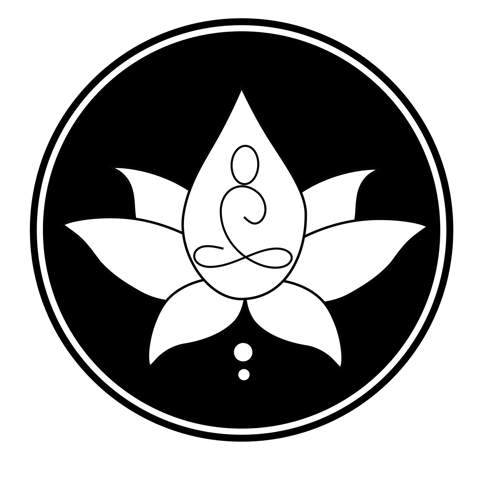 Logo Suite_Meditation Icon B&W