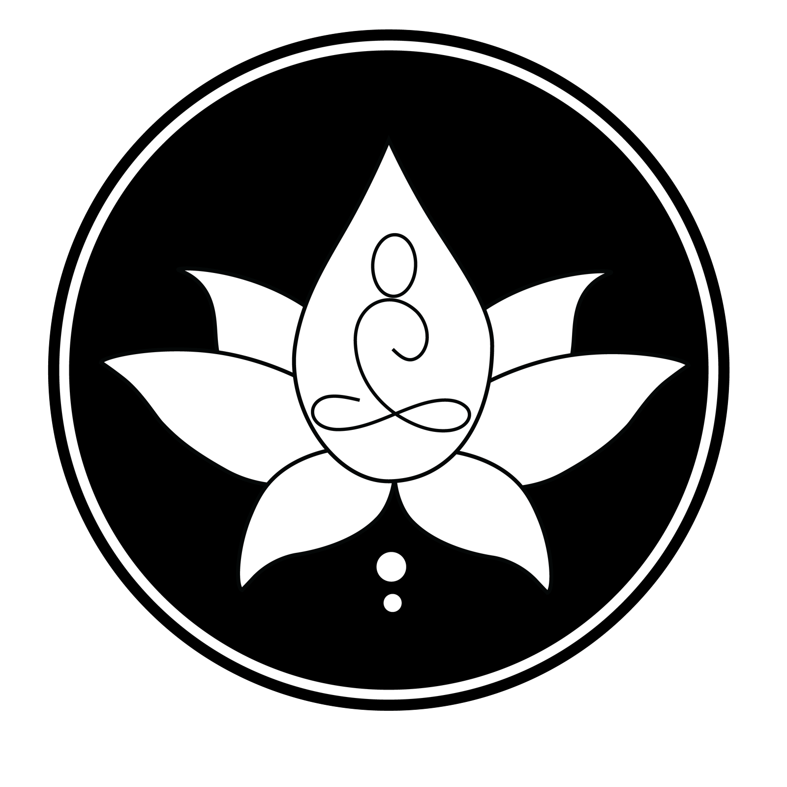 Logo Suite_Meditation Icon B&W